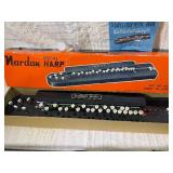 Vintage Folk Instrument Lot – Harmony Ukulele w/ Case & Nardan Harp w/ Box – Unique Pair”