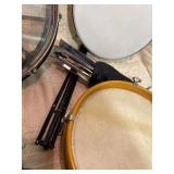 Remo Rototom + Snare Drum + Bongos Percussion Lot w/ Stand Hardware
