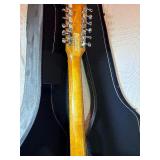 Brand New- Vintage Conn F-30 12-string acoustic guitar, made in Japan, original hard shell case, still has price tag on it