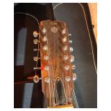 Brand New- Vintage Conn F-30 12-string acoustic guitar, made in Japan, original hard shell case, still has price tag on it