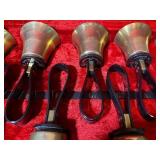 Schulmerich 12-Bell Handbell Set w/ Case – Full Chromatic Octave – Church Choir Quality