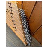 Vintage Hammered Dulcimer – Trapezoid String Instrument – Folk / Appalachian – Complete
