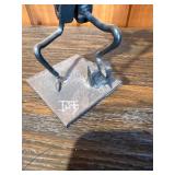 Signed “DFE” Welded Scrap Metal Musician Sculptures – Violin & Guitar Players – Industrial Art Pair