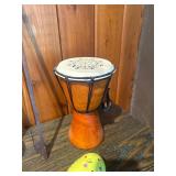 World Music Instrument Lot – Drums, Maracas, Banjo, Erhu, Guitar Decor & More – Folk / Percussion Mix