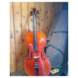 Full Size Cello w/ Case – Complete String Instrument, Ready to Play / Project