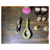 Miniature Musical Instrument & Brass Decor Lot – Drums, Bells, Cymbals, Folk Pieces
