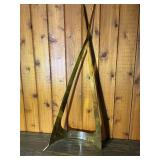 Mid-Century Modern Brass Sculpture & Metal Bicycle Decor Lot
