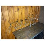 Mid-Century Modern Brass Sculpture & Metal Bicycle Decor Lot