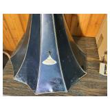 Vintage Phonograph Horn & Mixed Antique Tool Lot – Metal Horn, Drafting/Scroll Items