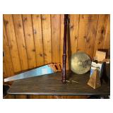 Vintage Musical & Tool Lot – Disston Musical Saw, Recorder, Gong, Metronome