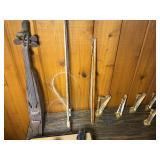 Vintage Musical Instrument Lot – Autoharp, Violin, Mini Harps, Record Player & More