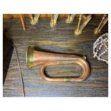 Vintage Musical Instrument Lot – Autoharp, Violin, Mini Harps, Record Player & More