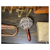 Vintage Musical Instrument Lot – Autoharp, Violin, Mini Harps, Record Player & More