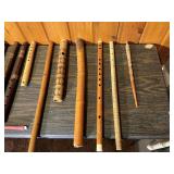 Vintage Flute & Recorder Lot – Wooden, Bamboo & Folk Wind Instruments