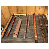 Vintage Flute & Recorder Lot – Wooden, Bamboo & Folk Wind Instruments