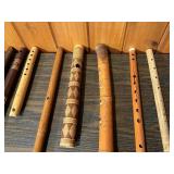 Vintage Flute & Recorder Lot – Wooden, Bamboo & Folk Wind Instruments