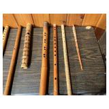 Vintage Flute & Recorder Lot – Wooden, Bamboo & Folk Wind Instruments