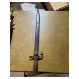 Vintage Knife & Carving Set Lot – Decorative Daggers, Fork Sets & Bayonet