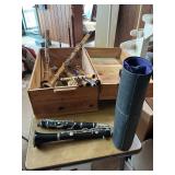 Vintage Woodwind Instrument Lot – Clarinets, Flutes, Recorders in Wooden Box