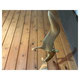 Curtis Jere Metal Seagull Sculpture Pair – Brass Birds on Stone Bases