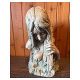 Vintage 1969 “Bashful One” Sculpture – Bayshore Art / G. Artis Mid Century Style