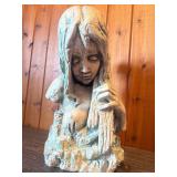 Vintage 1969 “Bashful One” Sculpture – Bayshore Art / G. Artis Mid Century Style