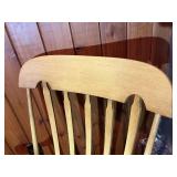 Vintage Wooden Windsor-Style Rocking Chair