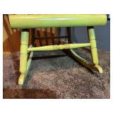 Vintage Wooden Windsor-Style Rocking Chair