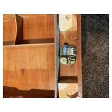 Decorative Inlaid Wooden Lift-Top Accent Table / Storage Box Table