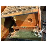 Vintage Swiss Chalet Cuckoo Clock – Wood Case – Parts/Repair – Weights & Chains Included
