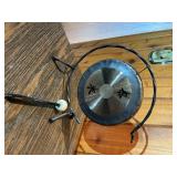 Set of 4 Mini Hanging Gongs with Stands & Mallets – Asian Style Decorative Desk Gongs