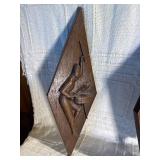 Vintage Burwood Jazz Wall Art Set (3pc) – Mid Century Arabesque Wood Musicians