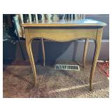 Set of 3 Vintage Nesting Side Tables – Inlaid Top, Queen Anne Style