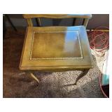 Set of 3 Vintage Nesting Side Tables – Inlaid Top, Queen Anne Style