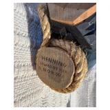 Vintage Scandinavian Hand Carved Wood Fisherman Scene w/ Boat – Nautical Folk Art Norway Sweden