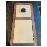 Vintage Wall Clock Lot – Wood Ship Scene Clock & Modern Swatch Clock (2 Pieces)