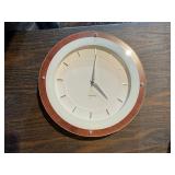 Vintage Wall Clock Lot – Wood Ship Scene Clock & Modern Swatch Clock (2 Pieces)