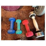 Large Mixed Dumbbell & Home Fitness Weight Lot w/ Case – Plates, Hand Weights, Medicine Ball
