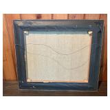 Vintage Signed Harbor Scene Painting – Framed Nautical Cityscape w/ Boats