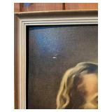 Framed Portrait of Jesus Christ Print – Warner Sallman Style Religious Art