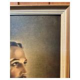 Framed Portrait of Jesus Christ Print – Warner Sallman Style Religious Art