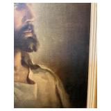 Framed Portrait of Jesus Christ Print – Warner Sallman Style Religious Art