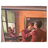 Vintage School Band Classroom Print – Norman Rockwell Style – Framed