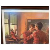 Vintage School Band Classroom Print – “Limited Edition” Music Scene – Framed