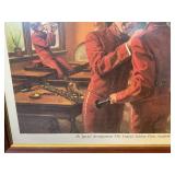 Vintage School Band Classroom Print – “Limited Edition” Music Scene – Framed