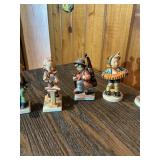 Vintage Hummel-Style Figurine Lot – Children & Musicians – Porcelain Collectibles