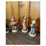 Vintage Hummel-Style Figurine Lot – Children & Musicians – Porcelain Collectibles