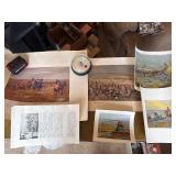 J.K. Ralston Western Art Prints – “After the Battle”-2count-Frontier Scenes – Large Lot