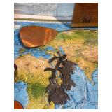 Mid Century Modern Hanging Décor Lot – Copper Mobiles, Wind Chimes,