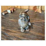Vintage Hand-Carved Figurine Lot – Wood & Resin Characters, Musicians, Gnomes & Miniatures